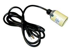 HydroFarm 8 Foot Cord Set W/ Socket for Vertical Hanging 