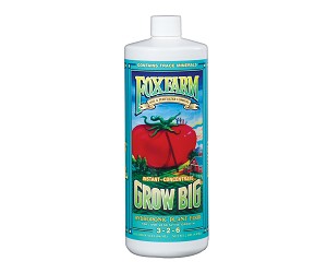 FoxFarm Grow Big Hydro Liquid Concentate - 1 Quart 