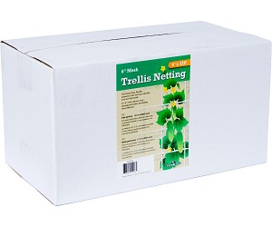 HydroFarm Trellis Netting - 4 X 328 Foot Roll - 6 Mesh 