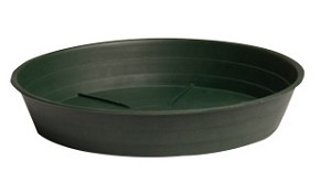 HydroFarm 14 Inch Green Premium Saucer - EACH 