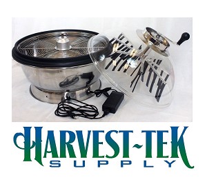 HARVEST-TEK 19 Inch PRO-CUT Motorized Bowl Trimmer W/ Clear TOP 