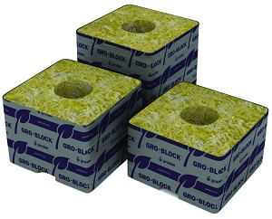 Grodan Delta 6.5 Block - 4 x 4 x 2.5 - Case of 216 