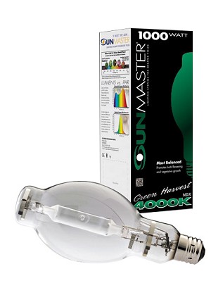 Sunmaster Green Harvest Pulse Start Metal Halide (MH) Lamp 1000W 